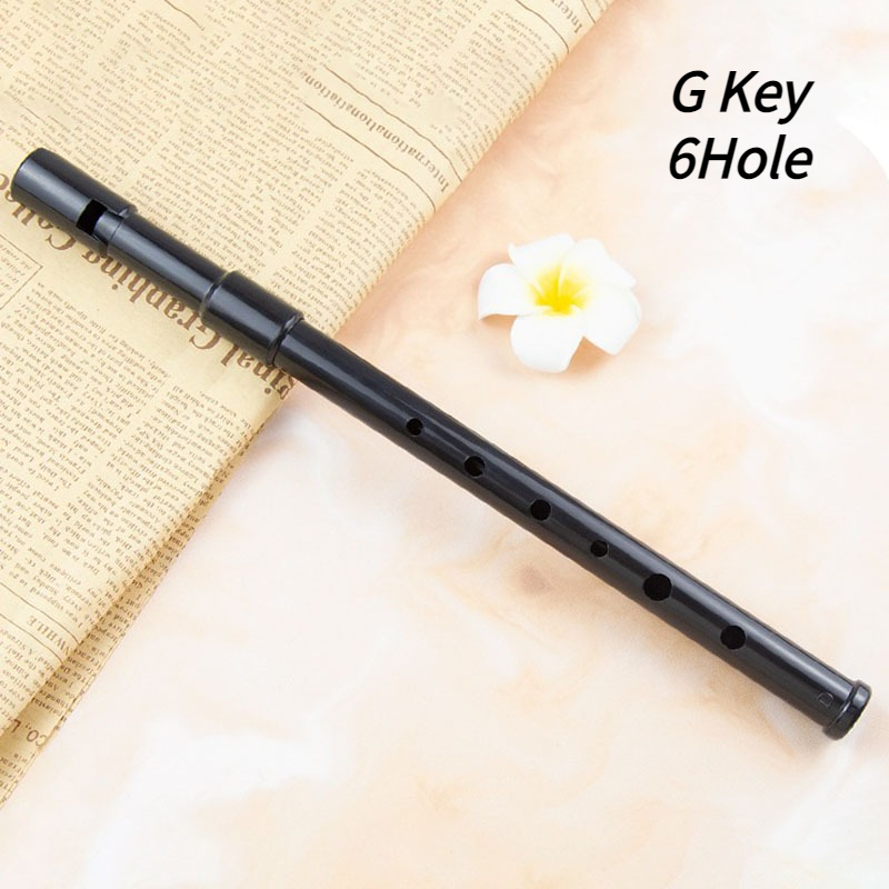 Tin Whistle Flute - 6穴樹脂製ティンホイッスルDキー初心者用ペニーホイッスルプロフェッショナルパフォーマンスホイッスルフルート伝統的な楽器