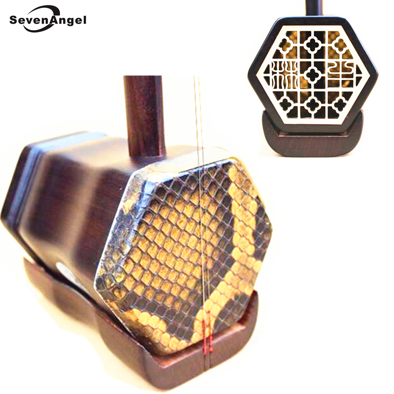 Musical Instrument Book - 手作り中国二胡楽器 Lulinsheng 二つ星 erheen バッグ弓付き二胡独学本を送る