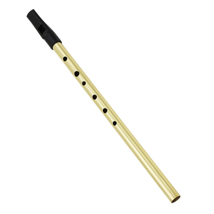 Tin Whistle Flute - アイリッシュホイッスルソプラノフルートトーン6穴ルチャーフルートインチチュールニッケルメッキ真ちゅう製木工楽器