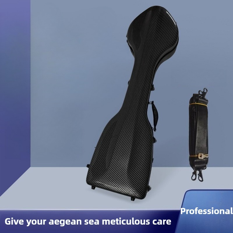 Musical Instrument Fiddle - プロフェッショナルホースヘッドフィドルボックスハード防水耐摩耗性ポータブルホースヘッドフィドルケース楽器アクセサリー