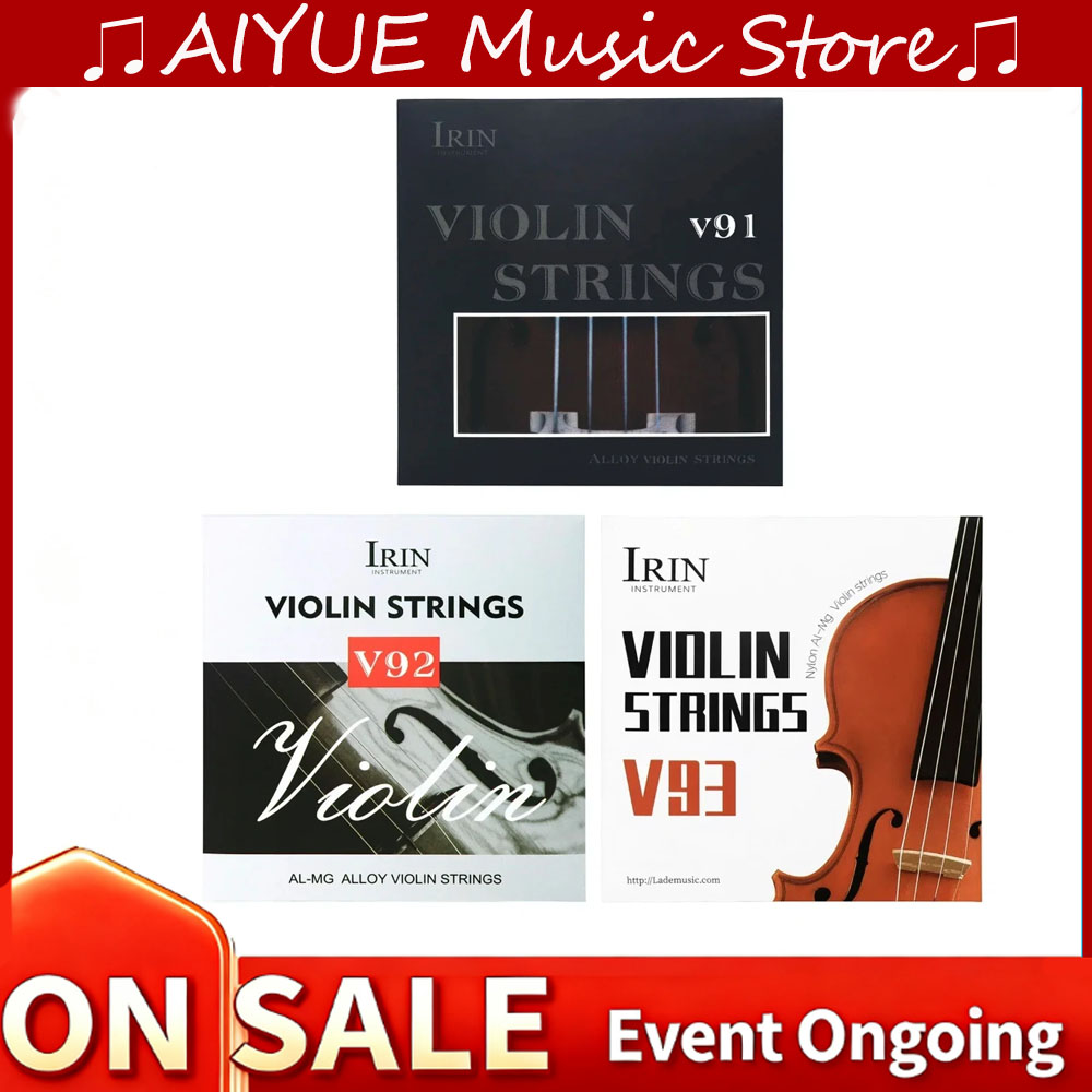 Musical Instrument Fiddle - IRIN バイオリン弦 プロフェッショナルバイオリンフィドル弦 E-A-D-G 高品質コア楽器部品 4/4