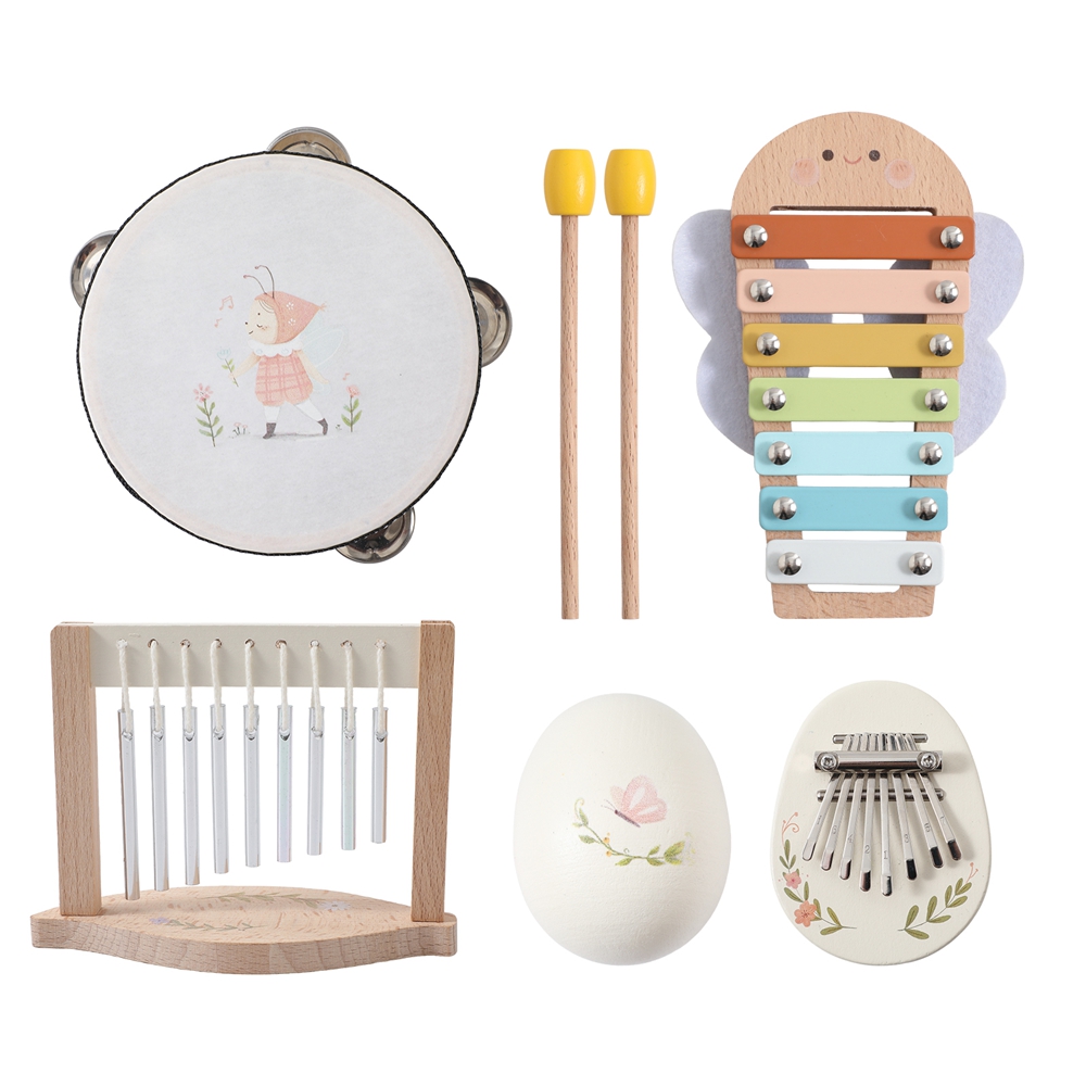 Musical Instrument Project - 音楽玩具 赤ちゃん 木製 モンテッソーリ玩具 子供用楽器 リス
