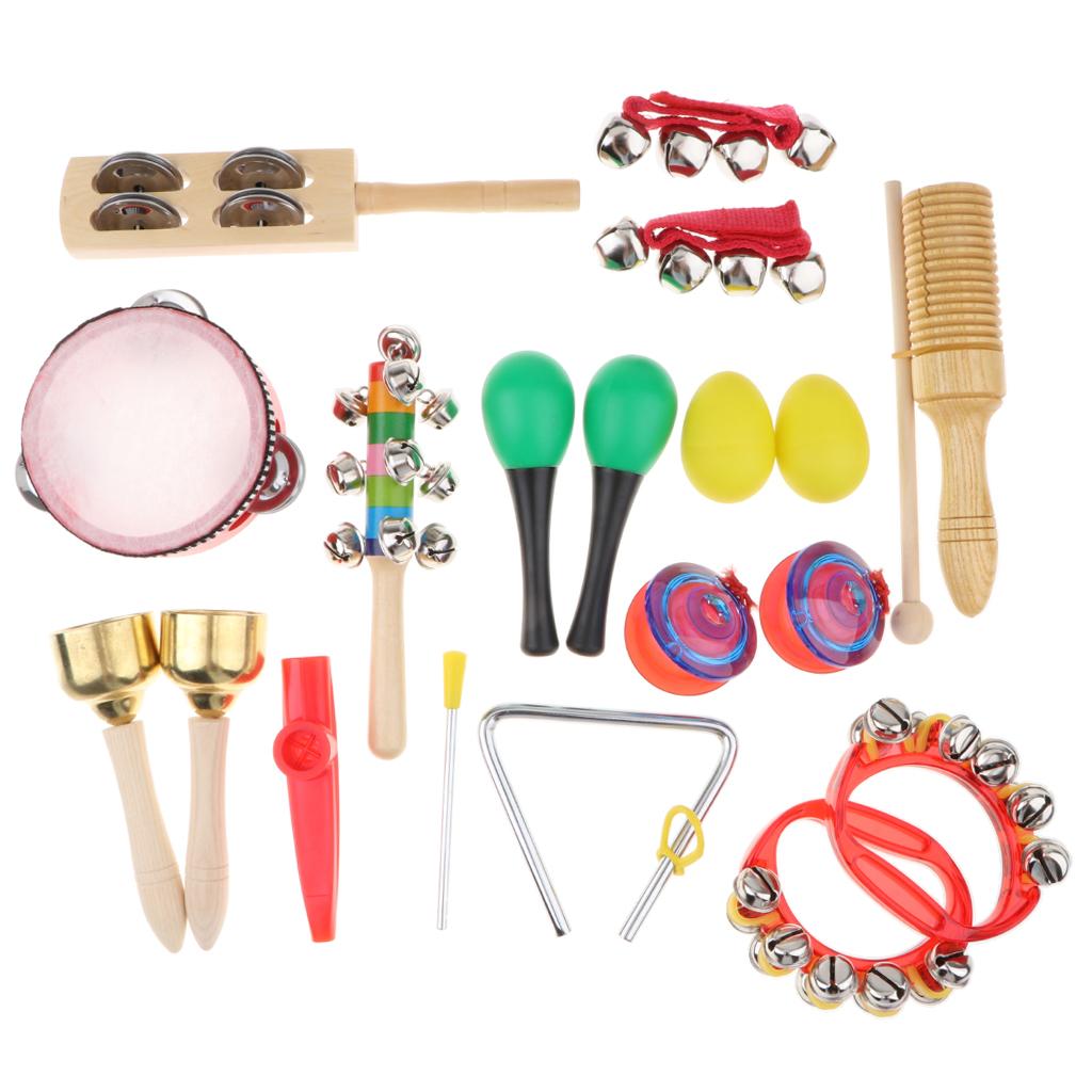 Musical Instrument Kids - 幼児用楽器打楽器セット 12個 子供用 – 細かい、コーディネーション