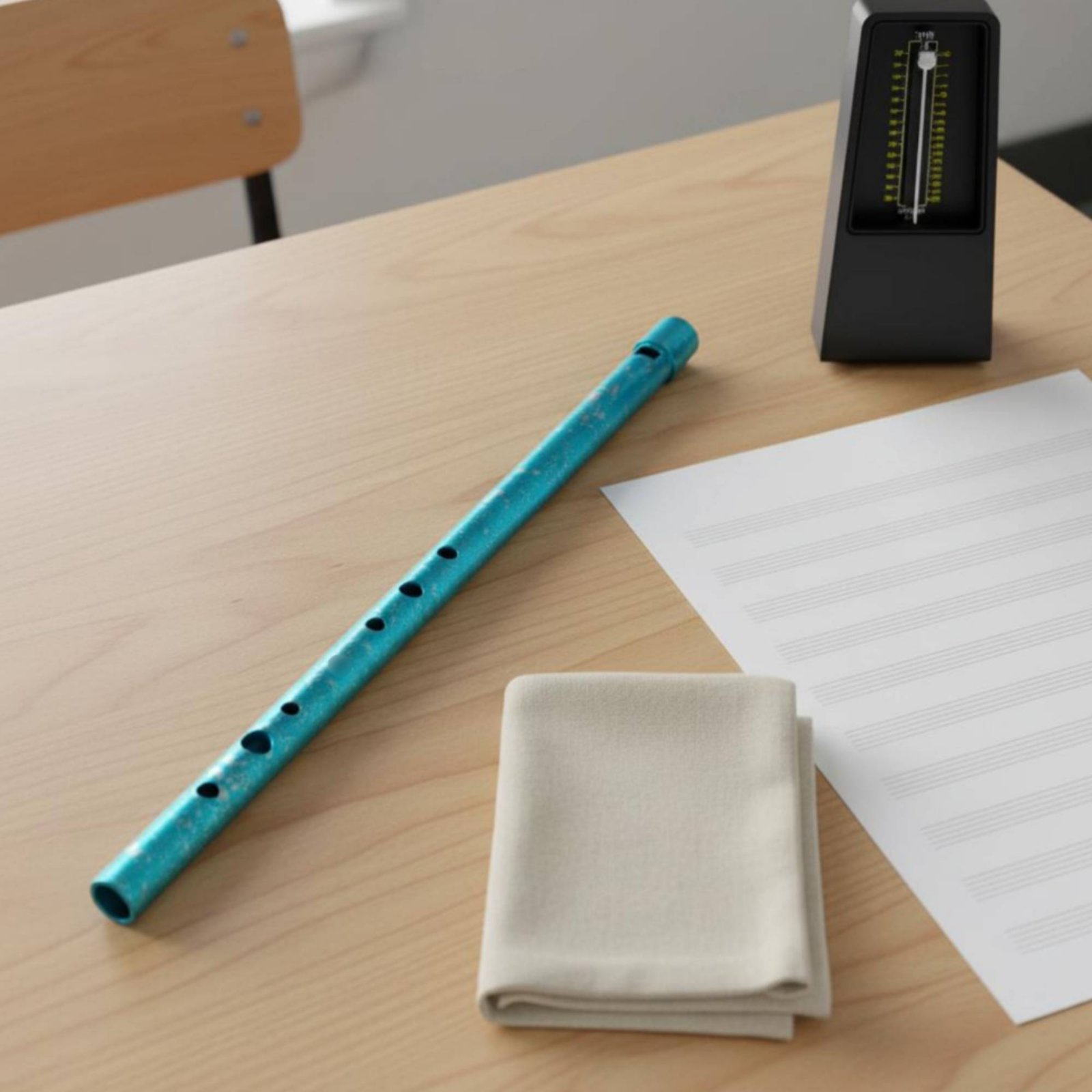 Tin Whistle Flute - アイリッシュホイッスル学校教育用ティンホイッスルフィップルフルート簡単演奏の木管楽器初心者向け学生、練習用