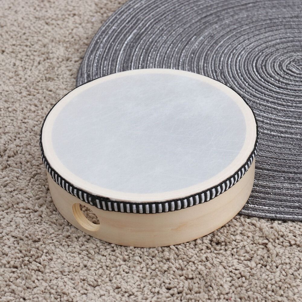 おもちゃ 4/6/8/10 インチ木製ハンドドラムハンドヘル - Musical Instrument Games のレビューと価格