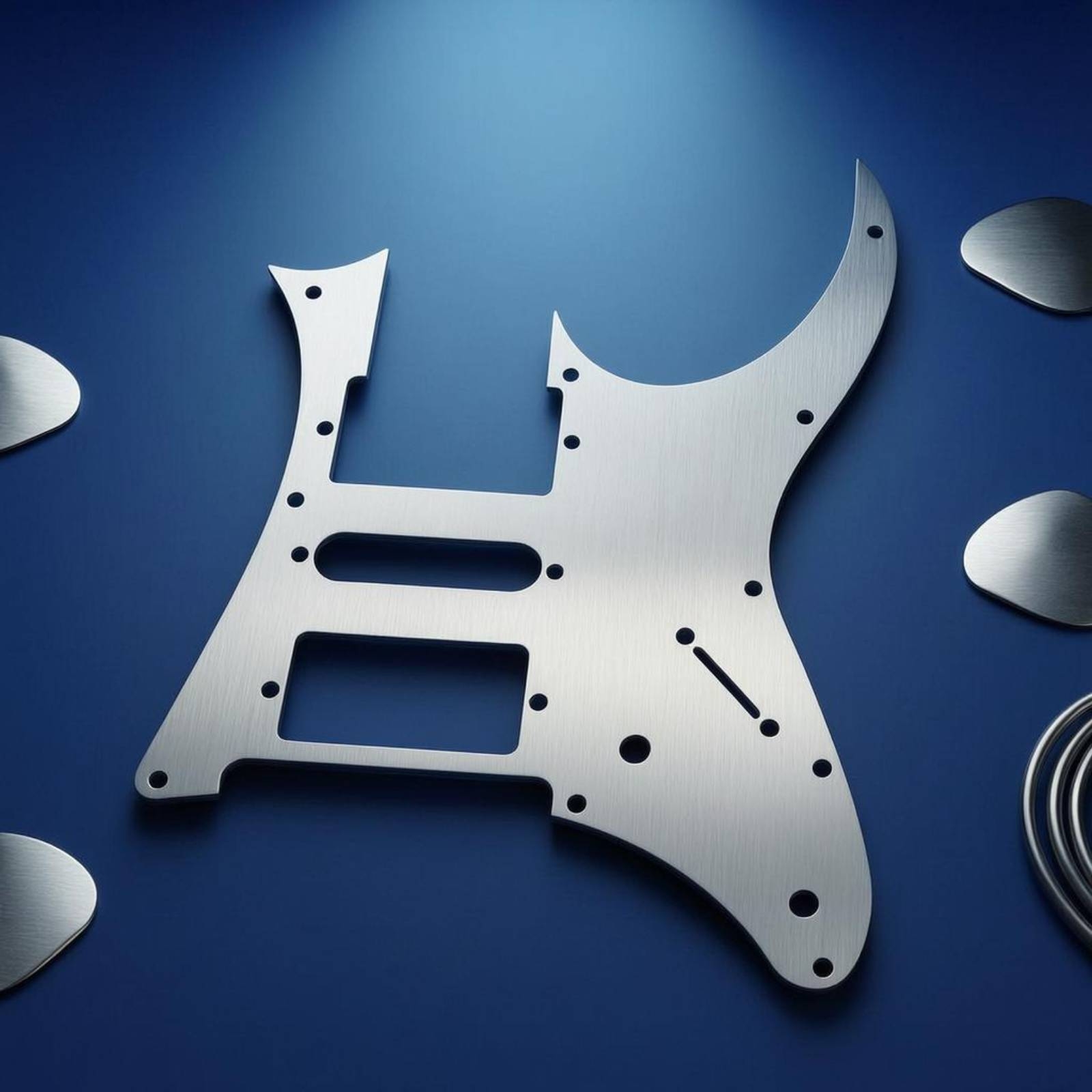 エレキギターピックガードアルミ合金金属ギターピックガード楽器 - Musical Instrument Music のレビューと価格