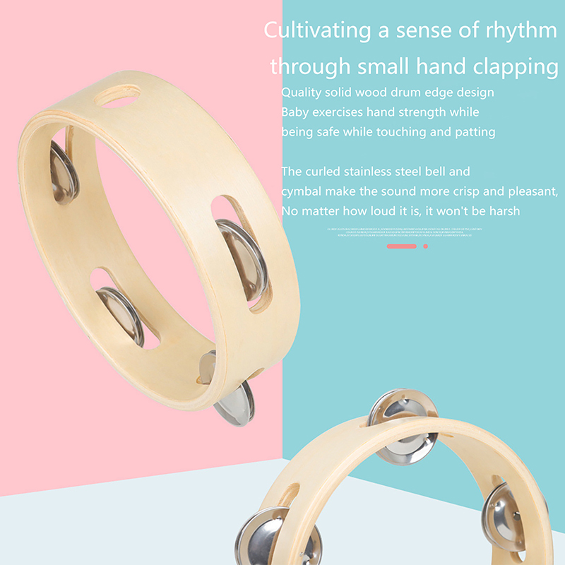 タンバッベリンメタル木製ガラガラボール、パーセンタイルハンド - Musical Instrument Games のレビューと価格