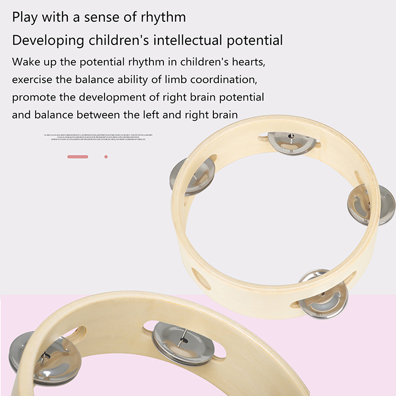 タンバッベリンメタル木製ガラガラボール、パーセンタイルハンド - Musical Instrument Games のレビューと価格