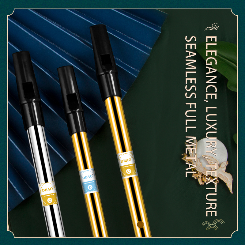 楽器用フルート、イリッシュホイッスル、cおよびdキー、フルー - Tin Whistle Flute のレビューと価格
