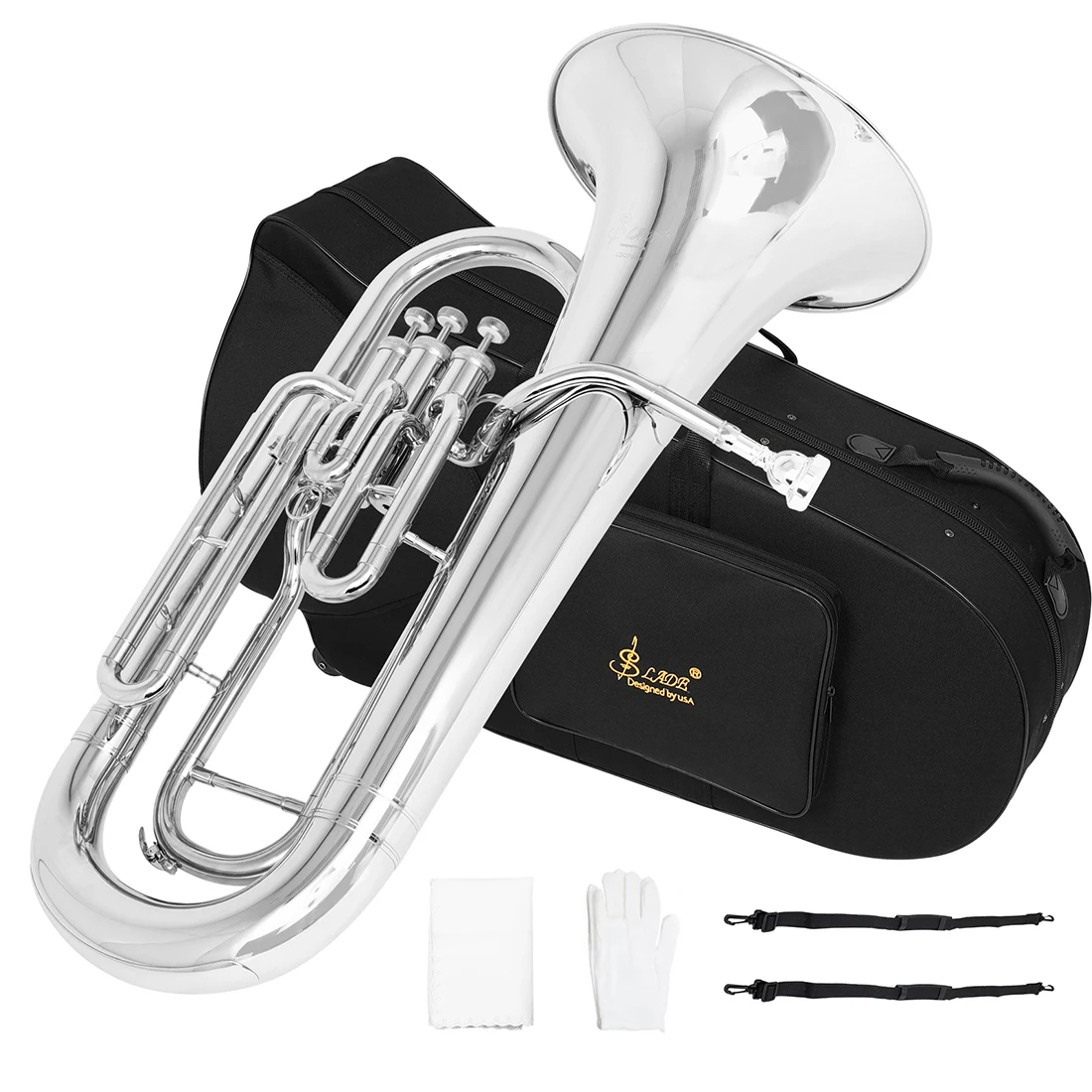 スレイド Bb調ユーフォニアム 3キー垂直型プロフェッショナ - Musical Instrument Euphonium のレビューと価格