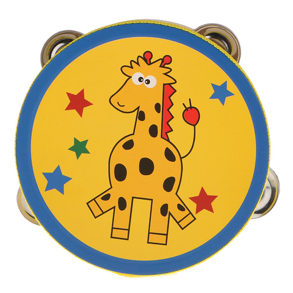 木製タンバリン 小型ハンドパーカッション バルクドラムおもち - Musical Instrument Kids のレビューと価格