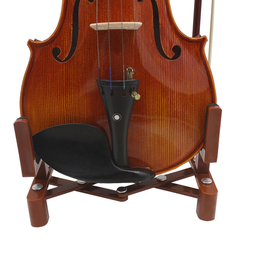 調整可能なバイオリンスタンドホルダーポータブルフルサイズ弦楽 - Musical Instrument Fiddle のレビューと価格