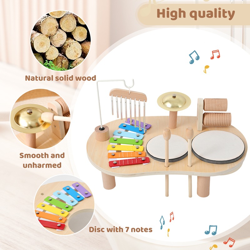LazyChild 子供用教育玩具 木製オルゴール ベビーパ - Musical Instrument Games のレビューと価格
