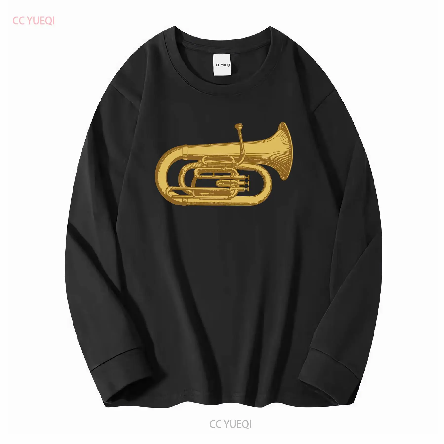 ユーフォニアム金管楽器メンズコットンTシャツトップヴィンテー - Musical Instrument Euphonium のレビューと価格