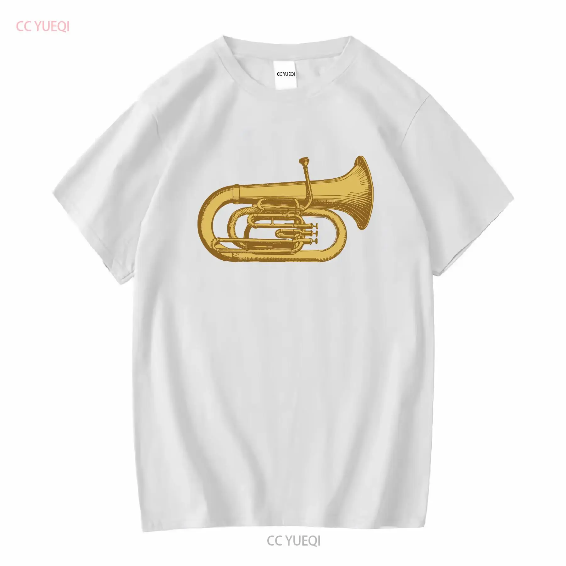 ユーフォニアム金管楽器メンズコットンTシャツトップヴィンテー - Musical Instrument Euphonium のレビューと価格