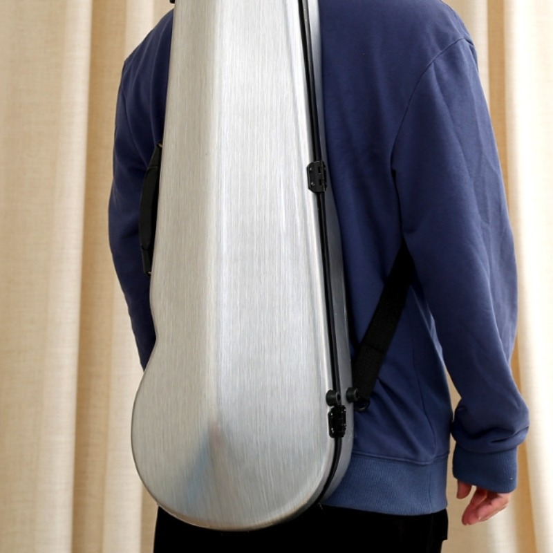 カーボンファイバーバイオリンケース落下防止衝突防止保護ケース - Violin Musical Instrument のレビューと価格
