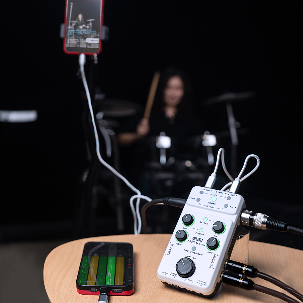 JOYO オーディオミキサー MOMIX PRO マイク、ギ - Musical Instrument Of Keyboard のレビューと価格