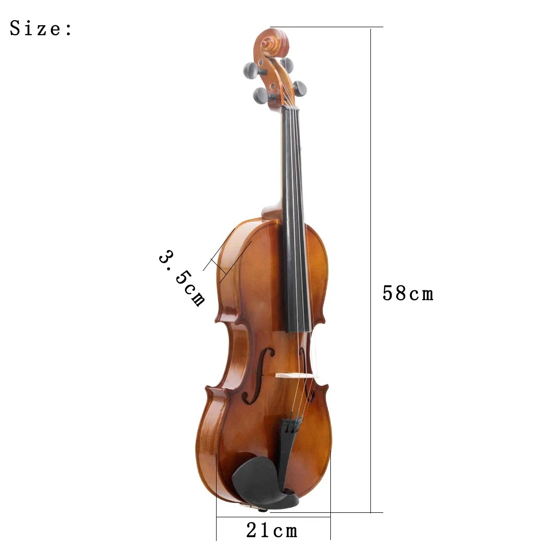 IRIN 4/4 バイオリン ヴィンテージスタイル アコース - Musical Instrument Fiddle のレビューと価格