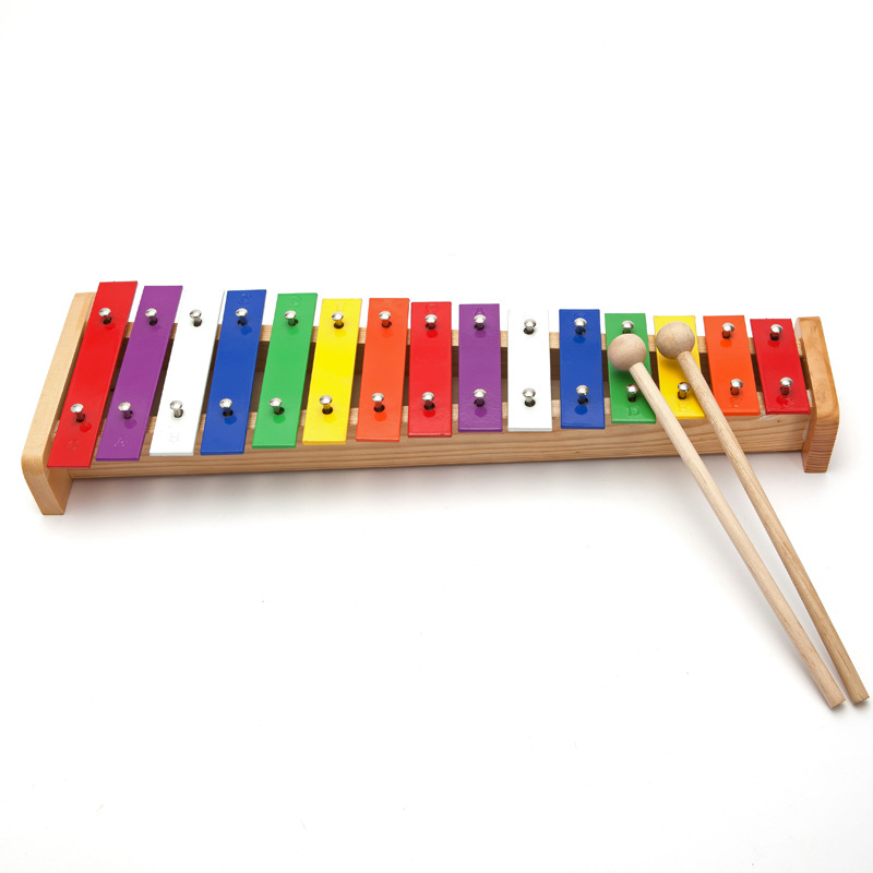 15 キーキシロフォン子供用オルフ音楽キーボード金属楽器木製 - Musical Instrument Of Keyboard のレビューと価格