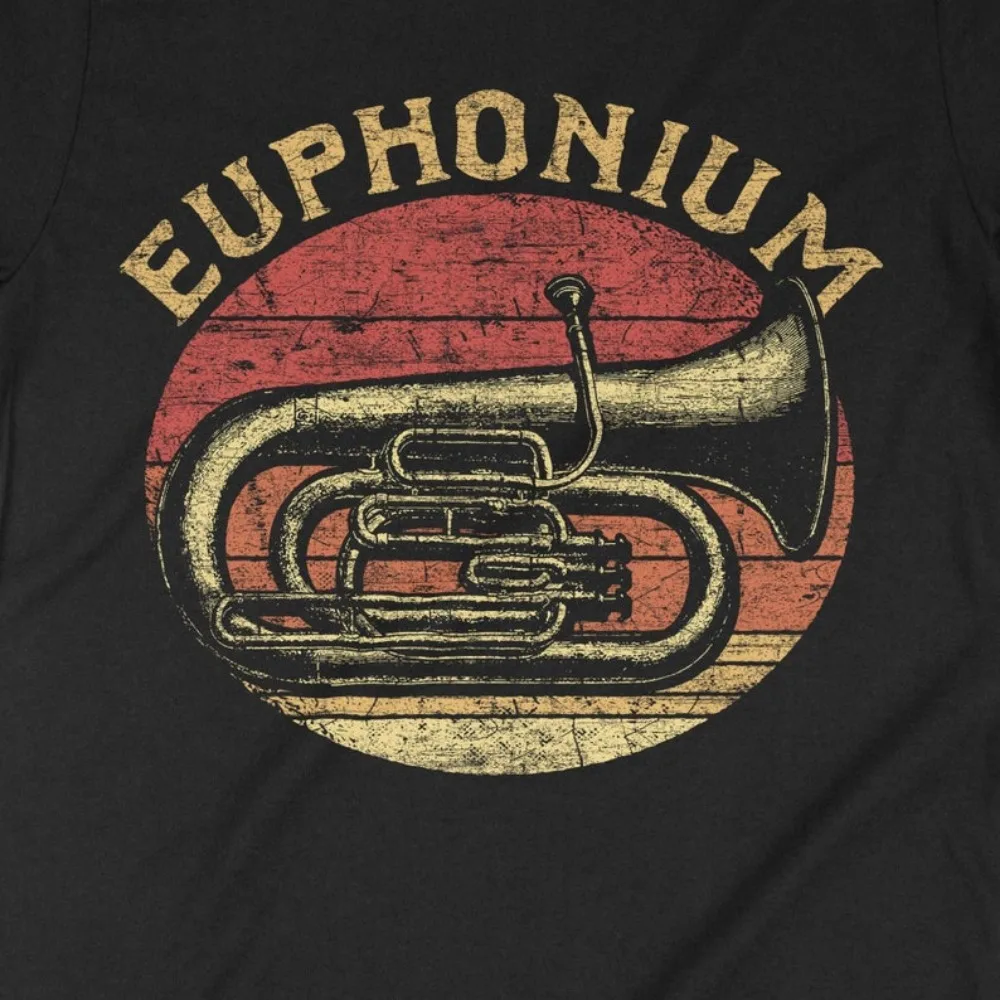 メンズヴィンテージTシャツ,音楽再生用長袖トップス,真ちゅう - Musical Instrument Euphonium のレビューと価格