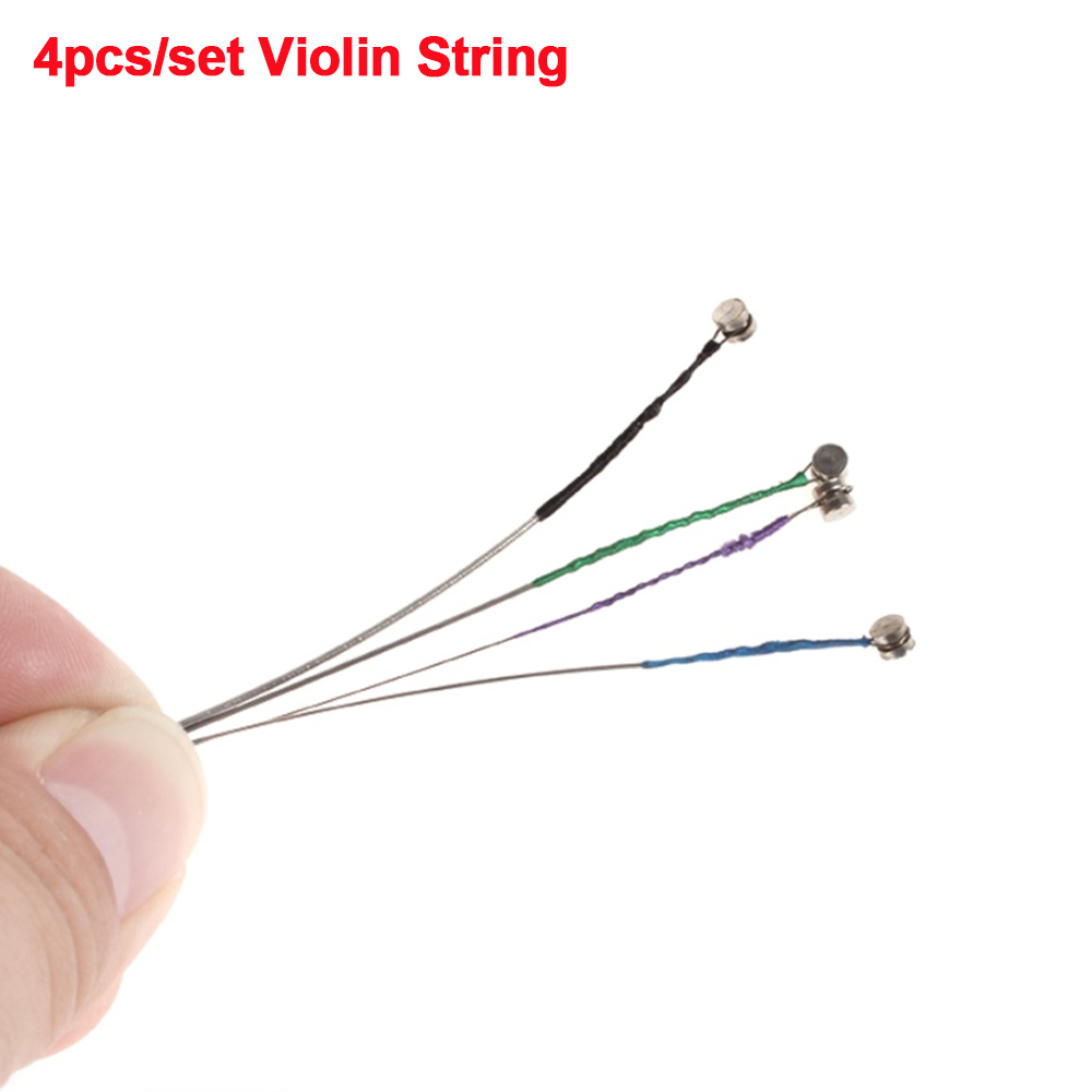 バイオリン用ニッケル弦4本セット、楽器パーツ、アクセサリー、 - Violin Musical Instrument のレビューと価格