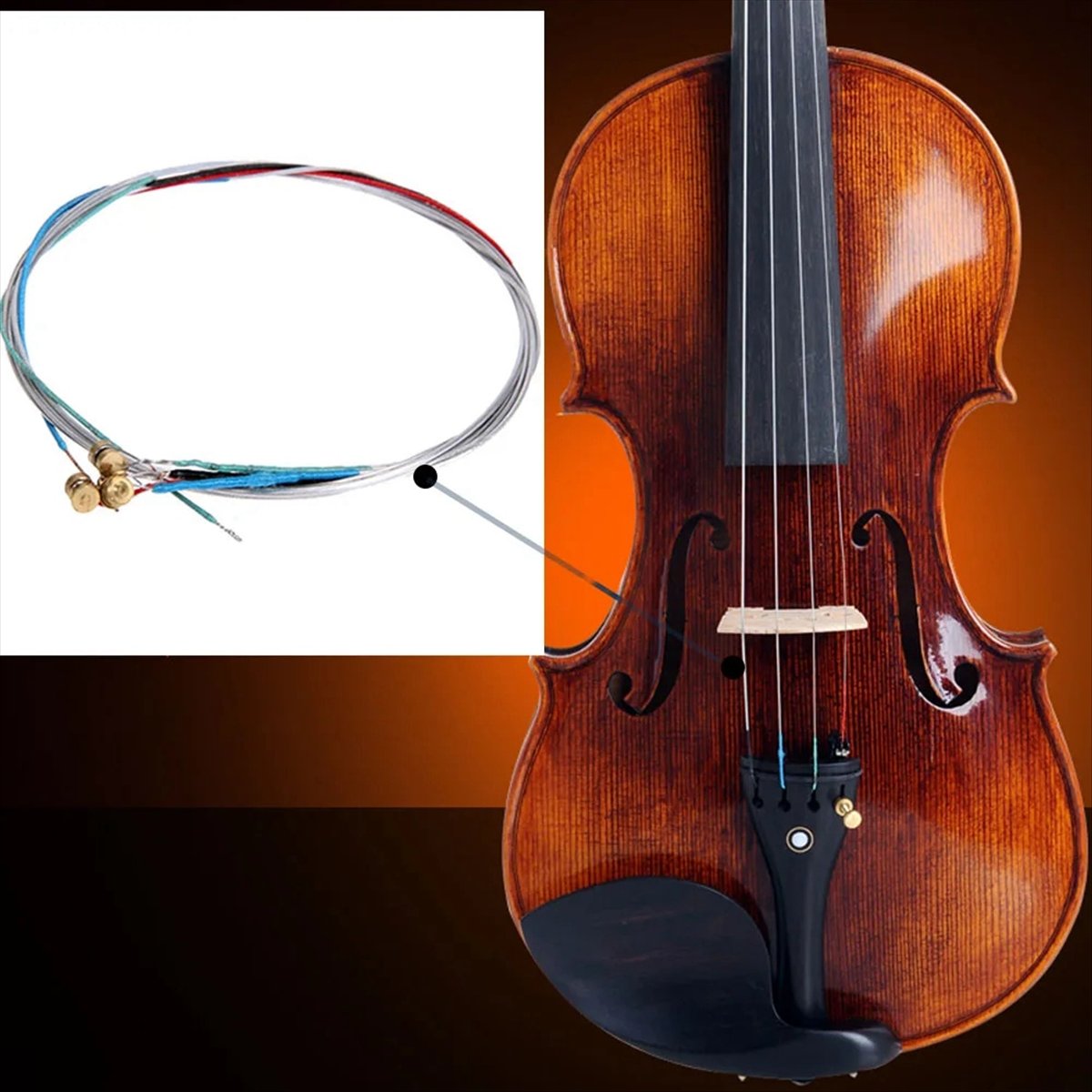 ABPF バイオリン弦 4/4 プロフェッショナルフルセット - Violin Musical Instrument のレビューと価格