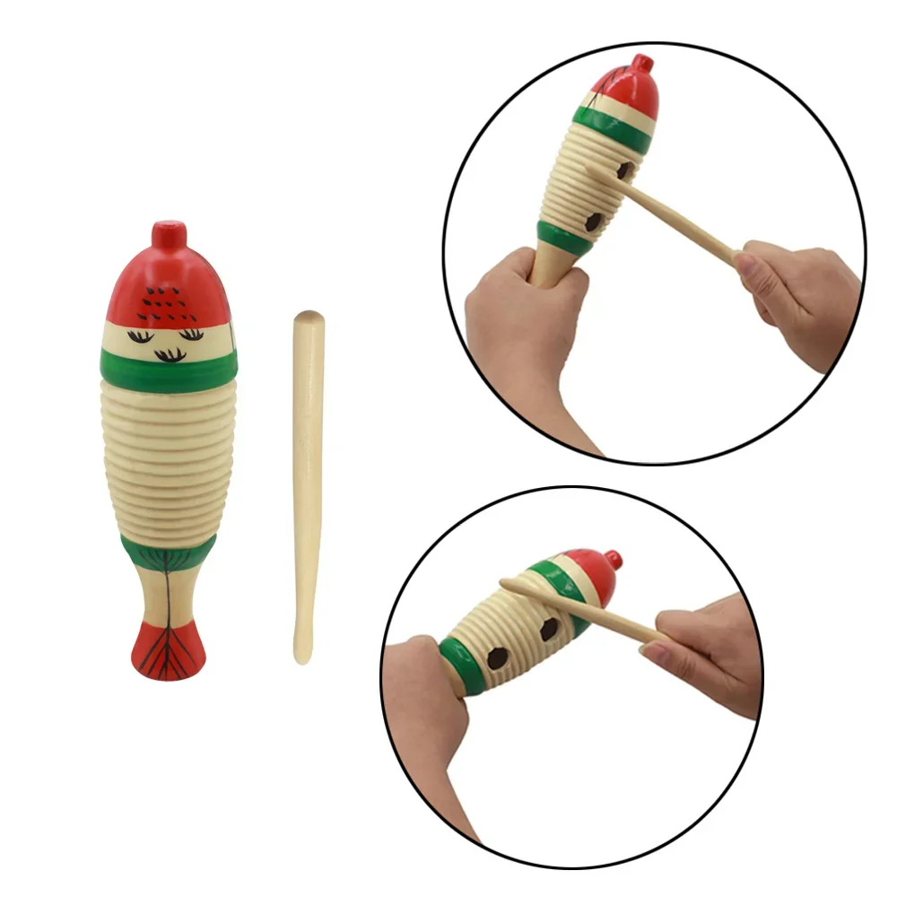 木製魚型オルフ楽器 幼児教育音楽ゲーム 子供のクリスマス ベ - Musical Instrument Games のレビューと価格