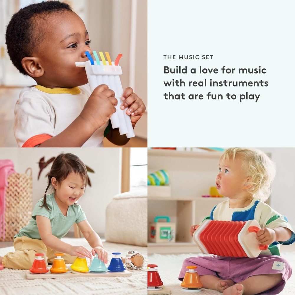 幼児向け音楽セット |   6種類のモンテッソーリ楽器とリズ - Musical Instrument Book のレビューと価格