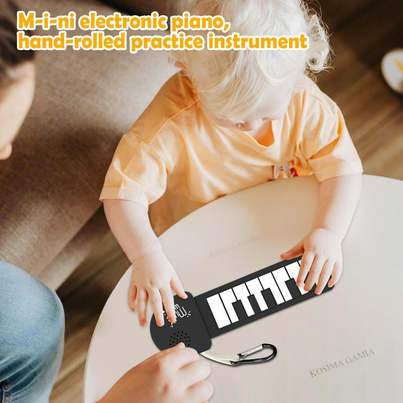 ロールアップ電子ピアノ シリコン製電動折りたたみピアノキーボ - Musical Instrument Of Keyboard のレビューと価格