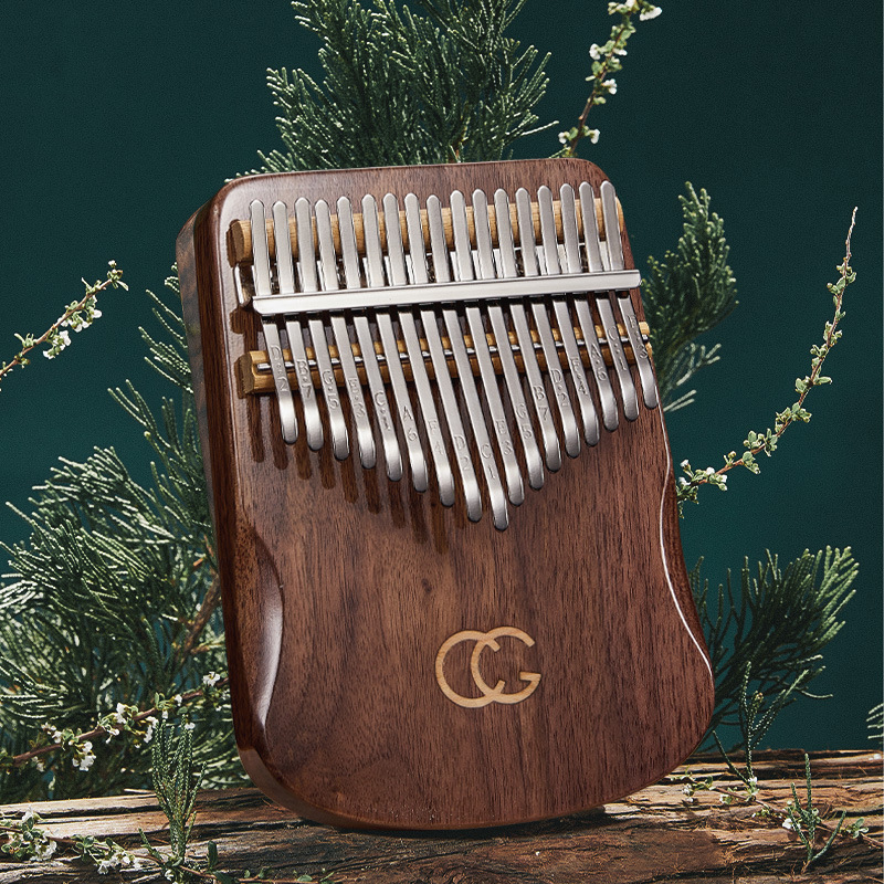 17 21キー親指ピアノカリンバ黒クルミ指ピアノ21トーンカ - Musical Instrument Of Keyboard のレビューと価格