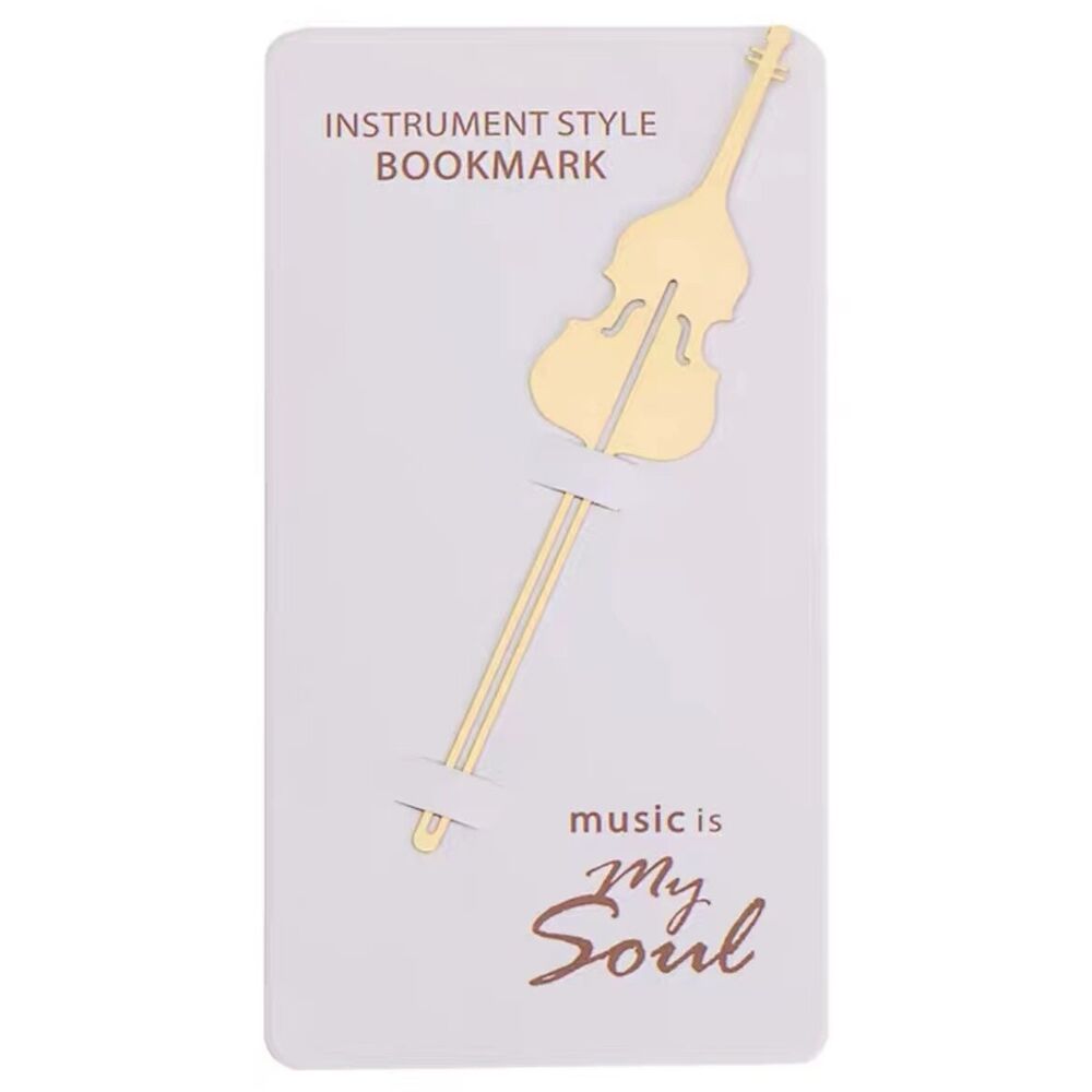 クリスマス & 卒業 ゴールド楽器ブックマーク - 色あせ防 - Musical Instrument Book のレビューと価格