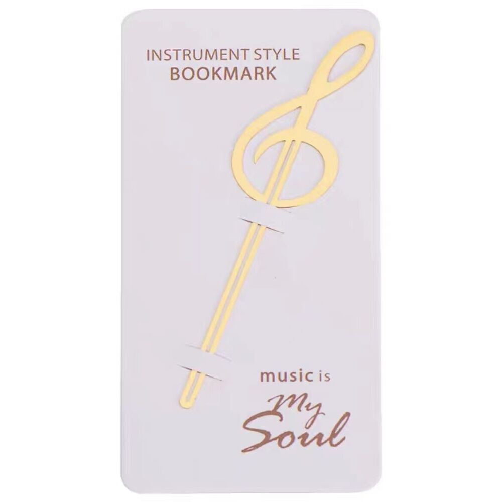 クリスマス & 卒業 ゴールド楽器ブックマーク - 色あせ防 - Musical Instrument Book のレビューと価格