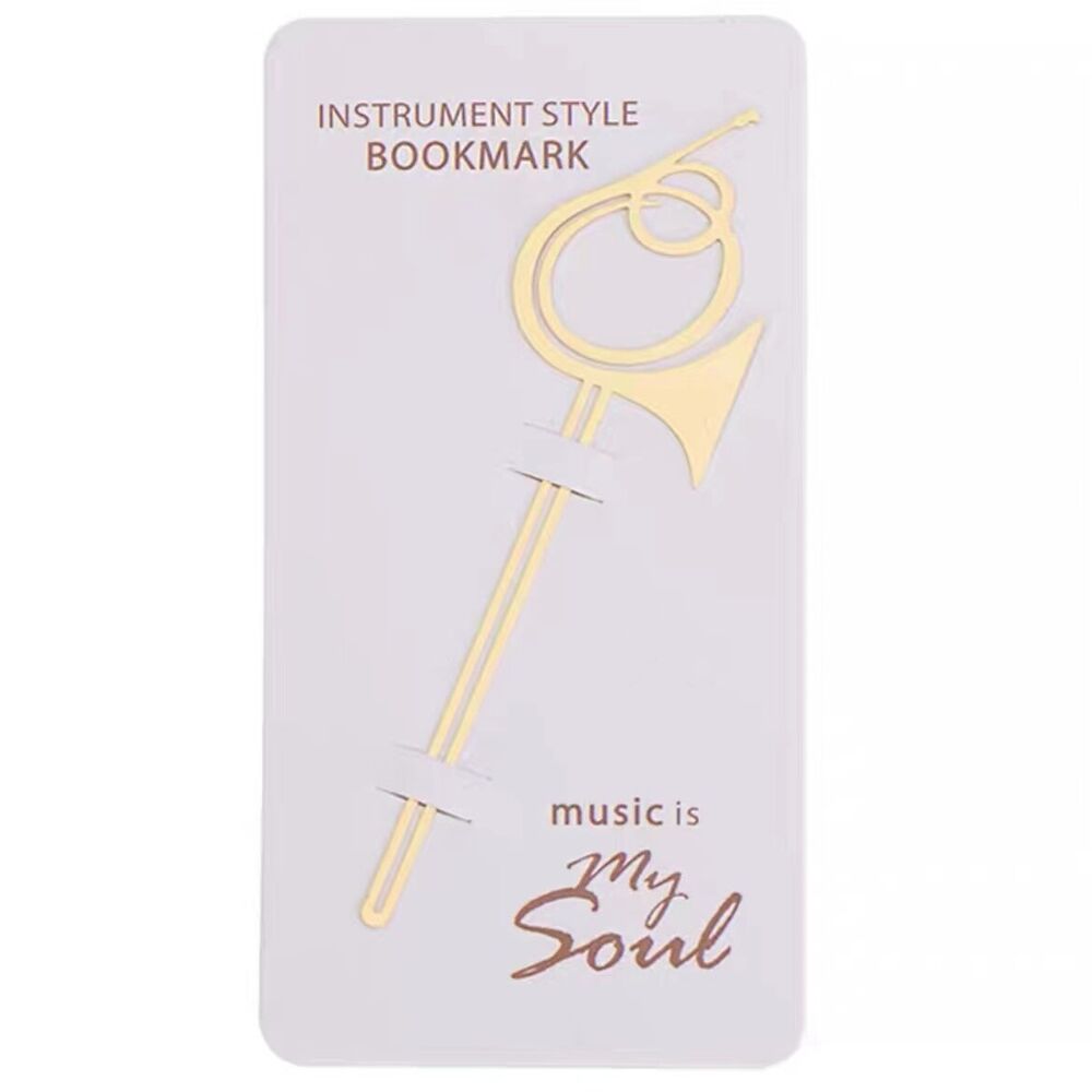 クリスマス & 卒業 ゴールド楽器ブックマーク - 色あせ防 - Musical Instrument Book のレビューと価格
