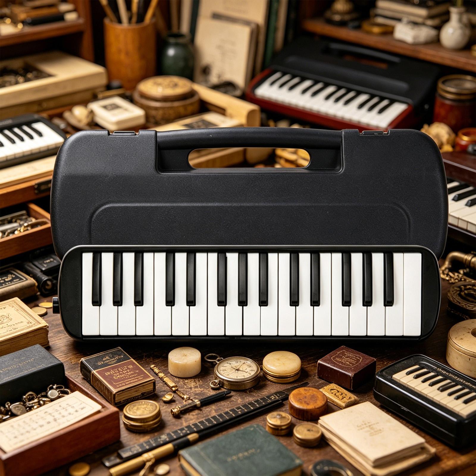 楽器 32 キーポータブルパーカッションキーボードガジェット - Musical Instrument Long のレビューと価格