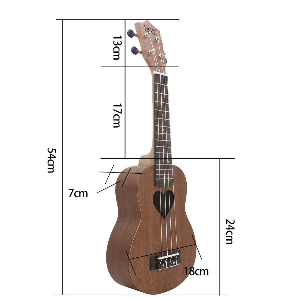 21 インチ ウクレレ ハワイアン ギター ソプラノ 初心者 - Musical Instrument Project のレビューと価格