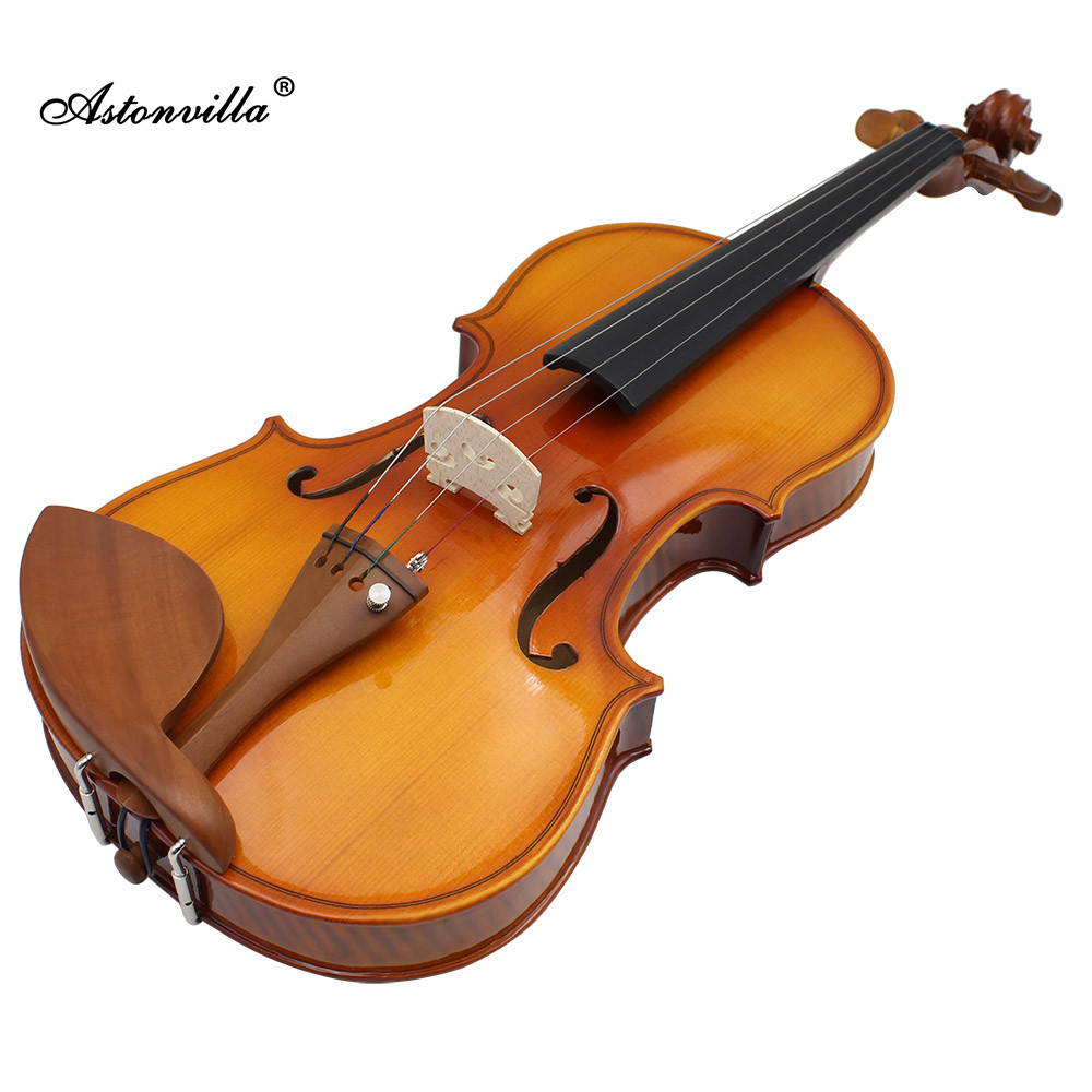 アストンヴィラ バイオリン 4/4 フルサイズ ソリッドウッ - Musical Instrument Fiddle のレビューと価格