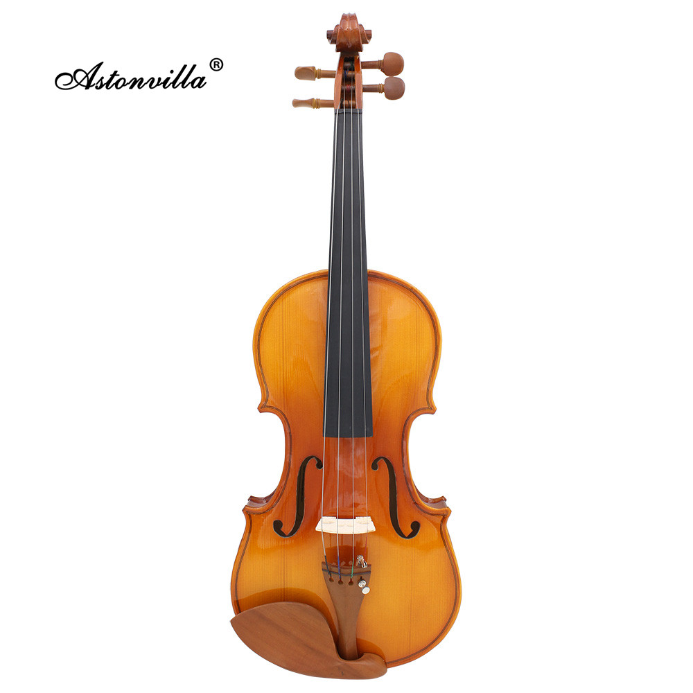 アストンヴィラ バイオリン 4/4 フルサイズ ソリッドウッ - Musical Instrument Fiddle のレビューと価格