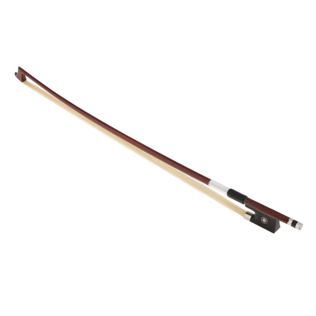 初心者向け手作りブラジルウッドバイオリン弓ユニバーサルフルサ - Violin Musical Instrument のレビューと価格