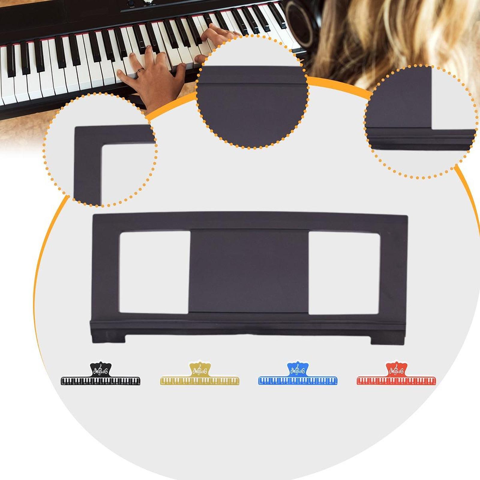 安定したピアノ楽譜スタンド、クリップ付き、電子キーボード、楽 - Musical Instrument Book のレビューと価格