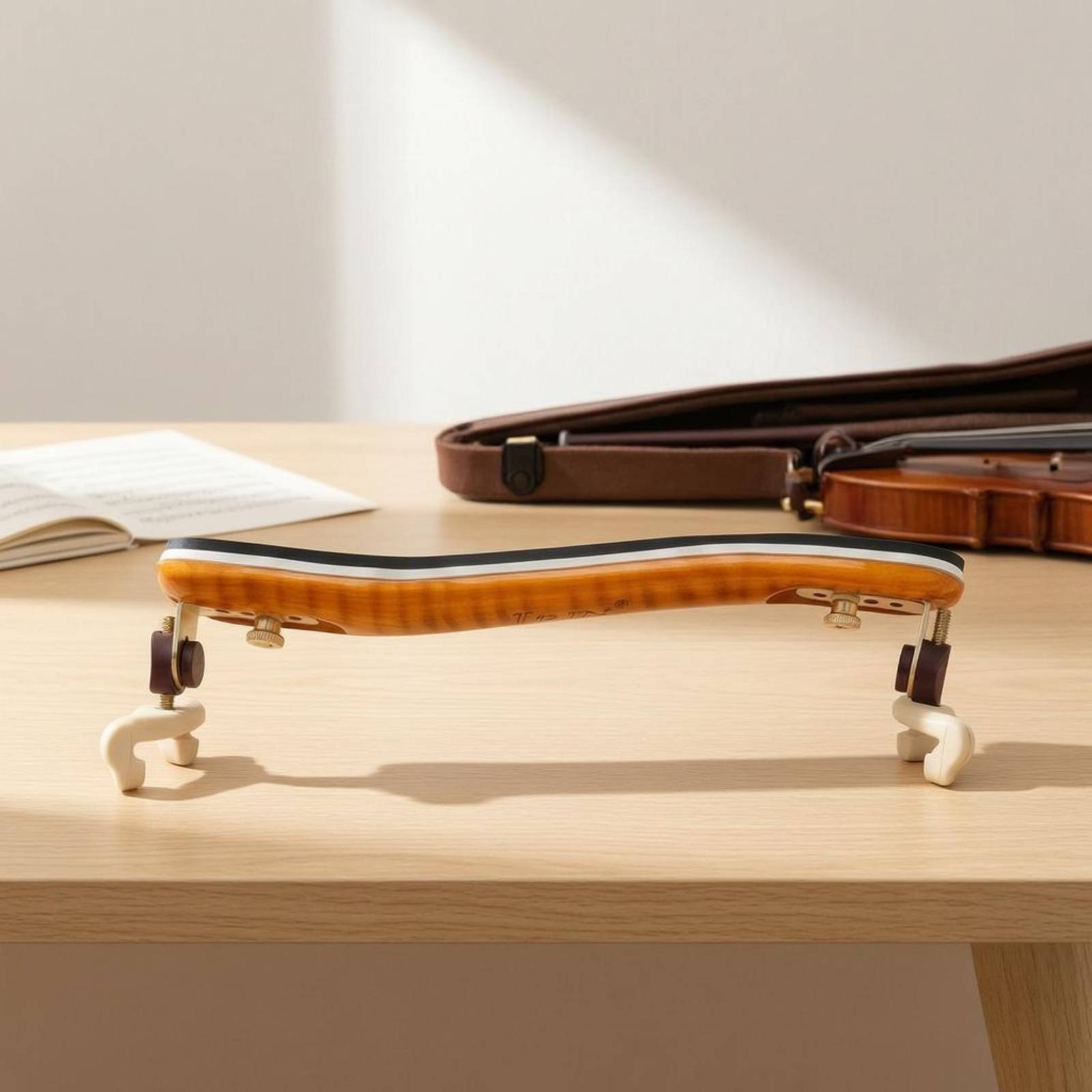 4/4 バイオリン肩当て 長持ちするパッド入りバイオリン肩当 - Musical Instrument Long のレビューと価格