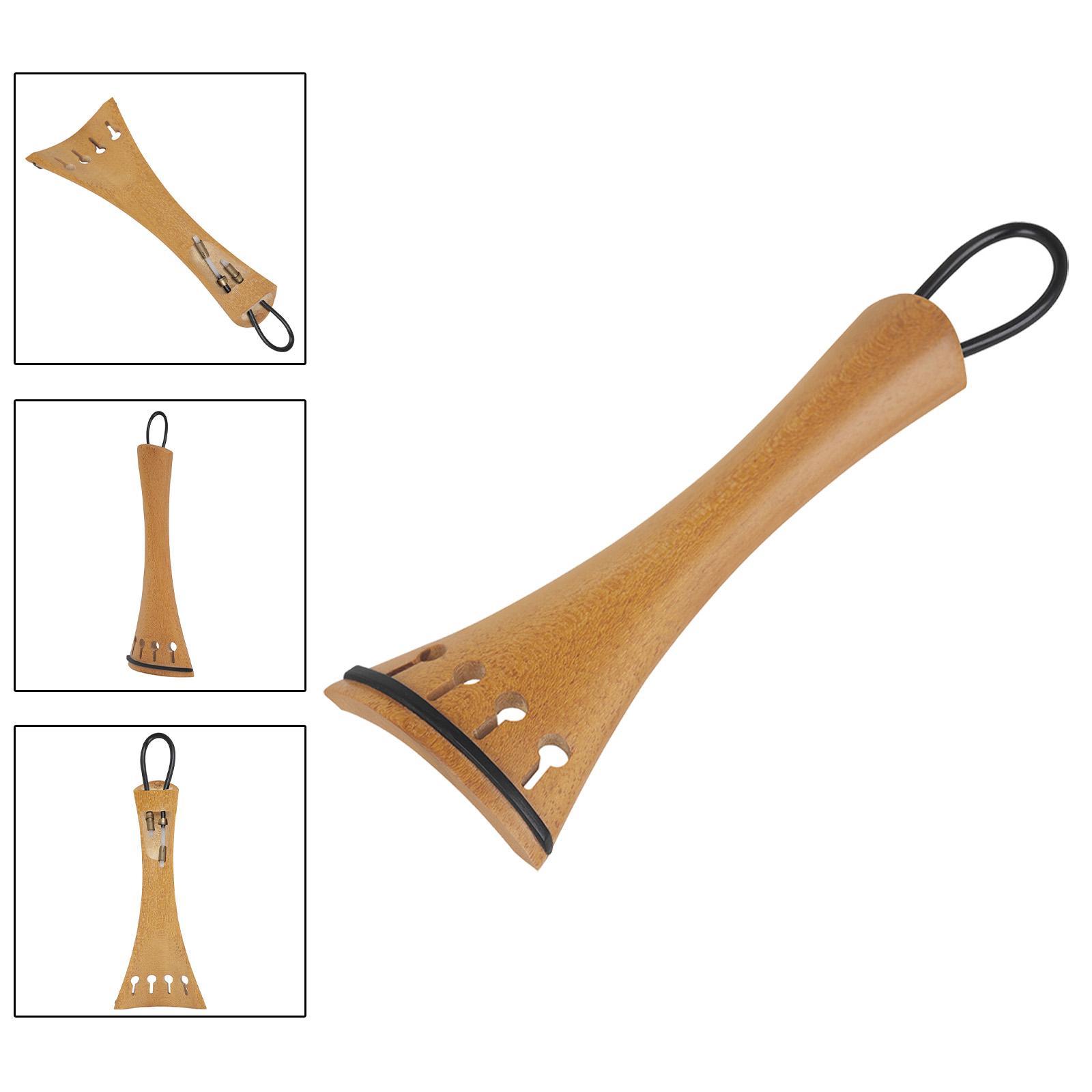 木製バイオリンテールピースフィドル軽量弦調整器楽器部品 4  - Musical Instrument Fiddle のレビューと価格