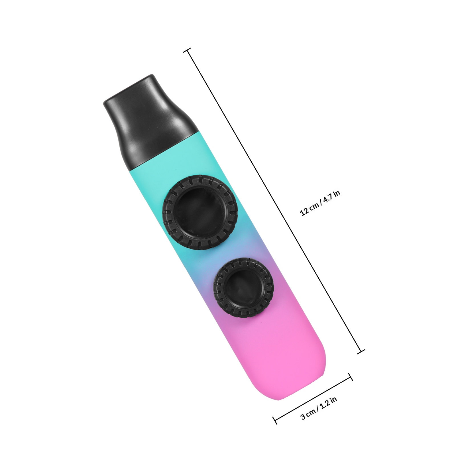1 セットデュアルホールカズーポータブル調整可能なトーンカズ - Musical Instrument Kids のレビューと価格