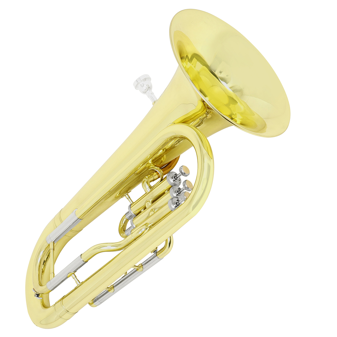 SLADE Bbユーフォニアム 3キー垂直バルブ ゴールドラ - Musical Instrument Euphonium のレビューと価格
