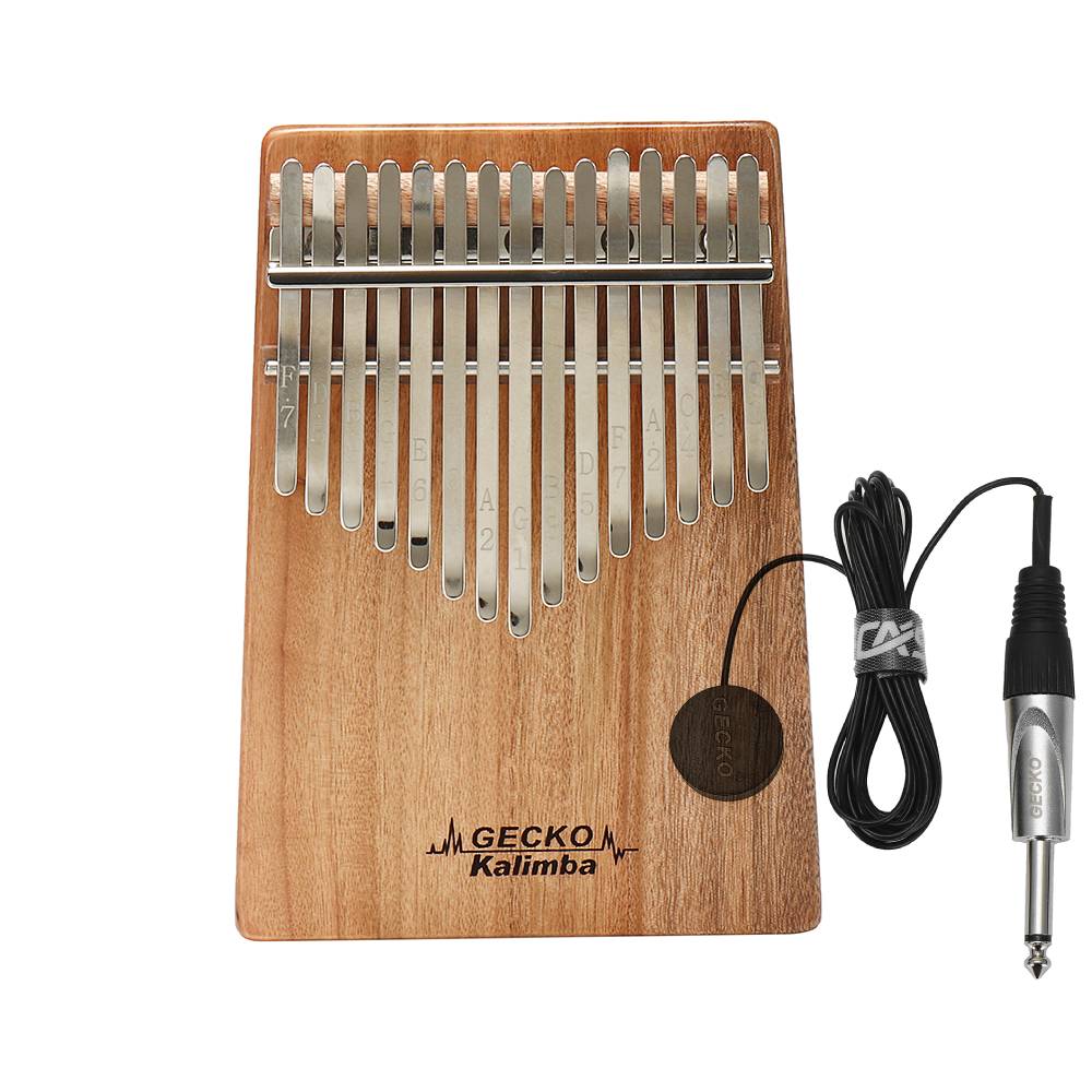 ゲッコー 15鍵 カリンバ G調 親指ピアノ ムビラ キーボ - Musical Instrument Of Keyboard のレビューと価格