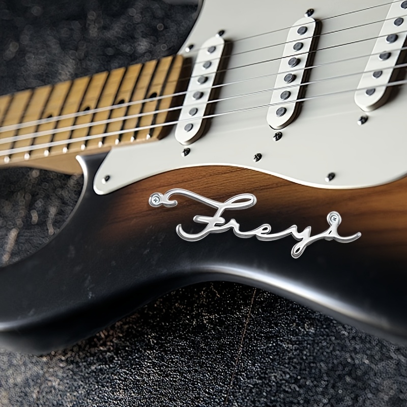 [カスタム] 名前入り装飾ネームプレート、ギター、バイオリン - Musical Instrument Name のレビューと価格
