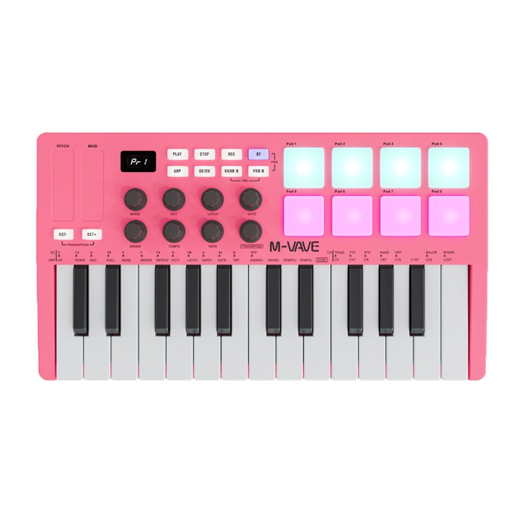 M-VAVE MIDI 25鍵USB MIDIキーボードコン - Musical Instrument Of Keyboard のレビューと価格