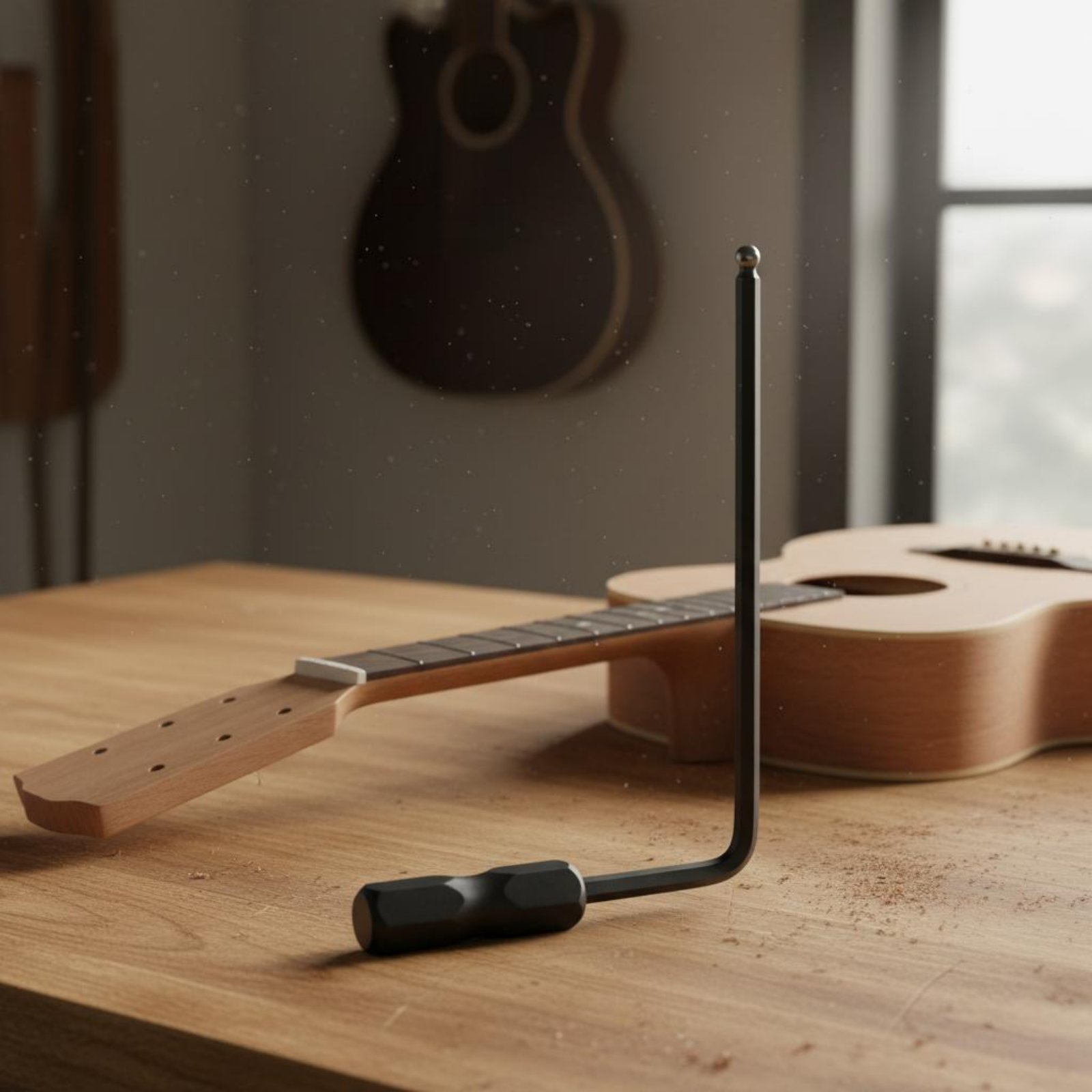 ギターサポートロッドレンチ 長持ちするスチール製ギターサポー - Musical Instrument Long のレビューと価格