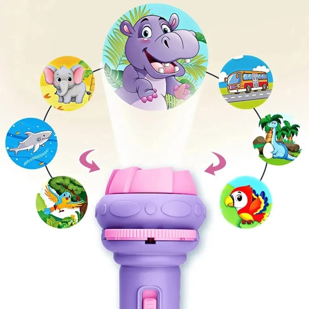 子供のためのプロジェクション懐中電灯おもちゃ,プロジェクター - Musical Instrument Project のレビューと価格