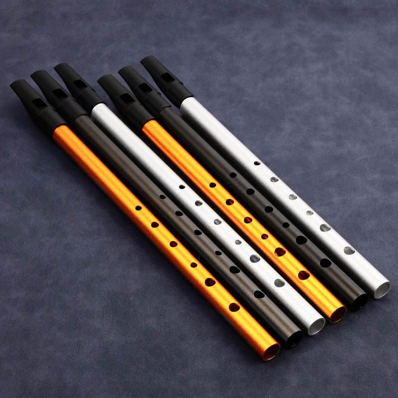 6穴ペニーホイッスル学生プロフェッショナルプレイティンホイッ - Tin Whistle Flute のレビューと価格