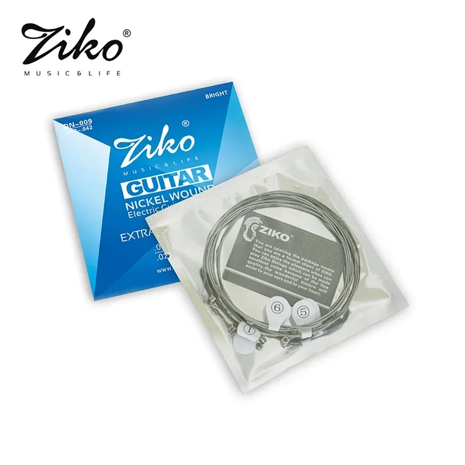 10 セット Ziko DN シリーズエレキギター弦六角コア - Charango 10 String のレビューと価格